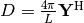 D = \frac{4\pi}{L} \mathbf{Y}^\mathrm{H}